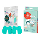 Kit Vacina Xo Febre Adesivo Gel Pikluc Alivia Dor Vacina