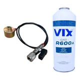 Kit Válvula Base Cilindro Fluído Refrigerante R600a 420gr
