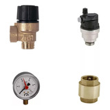 Kit Válvulas De Segurança Para Boiler Solar Alta Pressão