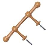 KIT VARÃO 2 30 METROS EM AÇO REVESTIDO 28MM SALA QUARTO COZINHA JANELA COR CEREJEIRA