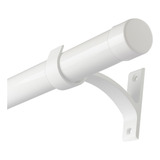 Kit Varão 28mm Com 2 30m Cortina Ilhós argola 100 Alumínio Cor Branco