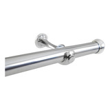 Kit Varão Para Cortina 2 00m 28mm Cromado Promoção