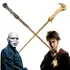 Kit Varinhas Harry Potter Voldemort Sonserina Tamanho Real