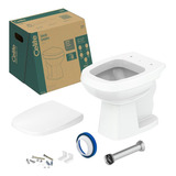 Kit Vaso Sanitário Celite Convencional City   Acessórios De