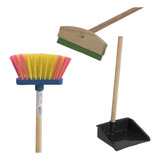 Kit Vassourinha De Limpeza Infantil Vassoura Pa Rodo