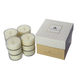 Kit Vela Aromática Premium Morango Champanhe C 12 Mini Velas