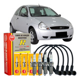 Kit Vela Cabo Ignição Ford Ka Fiesta Courier Ecosport Zetec