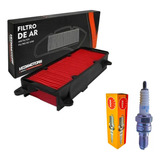 Kit Vela De Ignição Ngk Filtro De Ar Honda Lead 110