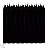Kit Vela Palito Colorida Preta Preto 1kg Quilo 32 Unidades