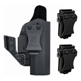Kit Velado Beretta Apx Destro 2 Porta Carregador Universal