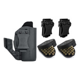 Kit Velado G2c 02 Porta Carregador 02 Redondo Preto