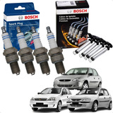 Kit Velas Cabos De Ignição Celta Corsa Classic Flex Gasolina
