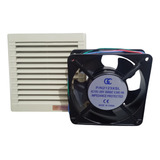 Kit Ventilação Painéis Elétricos 1 Exaustor 2 Grelhas 150mm