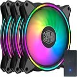 Kit Ventoinhas Para Gabinete Cooler Master MasterFan MF120 HALO 3 In 1 Pack