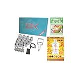 Kit Ventosa Bk 20 Copos Com Livro Ventosaterapia Com Mapa