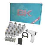 Kit Ventosa Bk 20 Copos Com Pistola De Sucção Elétrica Usb