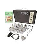 Kit Ventosa Bk Com 12 Copos C Livro Ventosaterapia