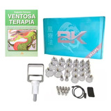 Kit Ventosa Bk Com 24 Copos C Livro Ventosaterapia