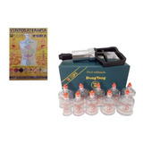 Kit Ventosa C 10 Copos Dong Yang Mapa Ventosaterapia