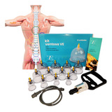 Kit Ventosas 12 Copos Variestética Ve Mapa Ventosaterapia