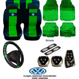 Kit Verde Capa Banco volante pedaleira tapete P pointer94 96