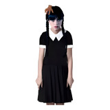 Kit Vestido Fantasia Wandinha