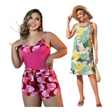 Kit Vestido Mais Short