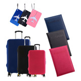 Kit Viagem Tag De Mala Porta Passaporte Capa Para Mala