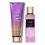 Kit Victorias Secret Love Spell Shimmer Creme Body Splash