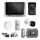 Kit Video Porteiro Wi fi Allo Wt7 Intelbras Câmera Fechadura
