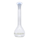 Kit Vidraria Laboratório 3 Unds Balão Volumétrico Vidro 50ml