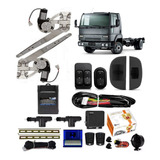 Kit Vidro Eletrico Caminhao Ford Cargo 815   Trava E Alarme