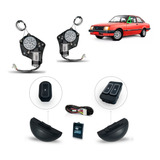Kit Vidro Elétrico Chevette C quebra Vento Botão Ultra Led