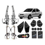 Kit Vidro Eletrico Corsa Sedan 2000