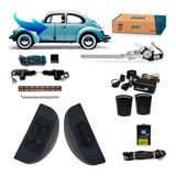 Kit Vidro Eletrico Fusca Sensorizado Conforto Trava Alarme