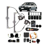 Kit Vidro Eletrico Gol G3 City 2 Pts Trava Alarme Canivete