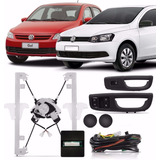 Kit Vidro Eletrico Gol voyage G5 G6 Diant Trava Dedicada