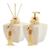 Kit Vidros Lavabo Branco Luxo C