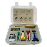 Kit Viés Aparelho Calcador Conjunto Fazer Prega Patchwork