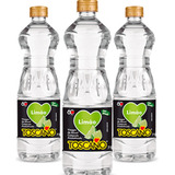 Kit Vinagre De Alcool Sabor Limão Toscano 750ml 4 