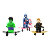 Kit Vingadores Bonecos Marvel Lego Colecionável