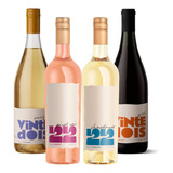 Kit Vinho 22 Chardonnay Rosé Sauvignon Syrah 750ml