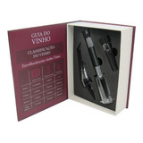 Kit Vinho Abridor Saca Rolhas Dosador Tampa 3 Peças