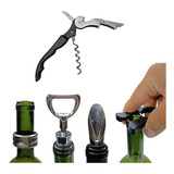 Kit Vinho Abridor Saca Rolhas Tampa Dosador 6 Peças