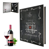 Kit Vinho Abridor Saca Rolhas Tampa Livro 3 Peças