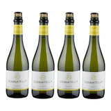 Kit Vinho Donnatella Frisante Branco Suave Fino 660ml 4uni