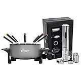 Kit Vinho E Panela Elétrica De Fondue Oster Cinza   220V