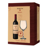 Kit Vinho Norton Malbec Doc Malbec 750ml Taca Cristal