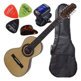 Kit Viola Caipira Acústica Capa Acessórios Rv151 Rozini