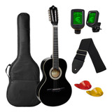 Kit Viola Caipira Giannini Acústica Vs 14 Bk Acessórios